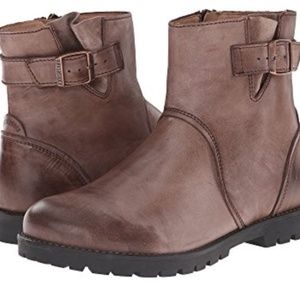 Birkenstock Dark Brown Leather Stowe Boot Regular